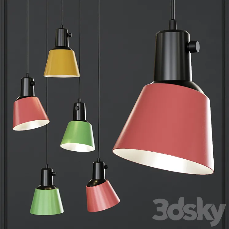K831 Pendant lamp By Midgard Color 3DS Max