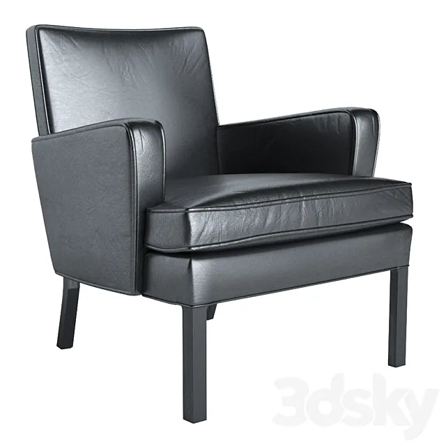 Kaare Klint Easy Chair 3ds Max