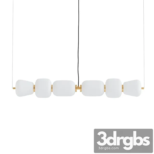 Kace 2 light kitchen island linear pendant