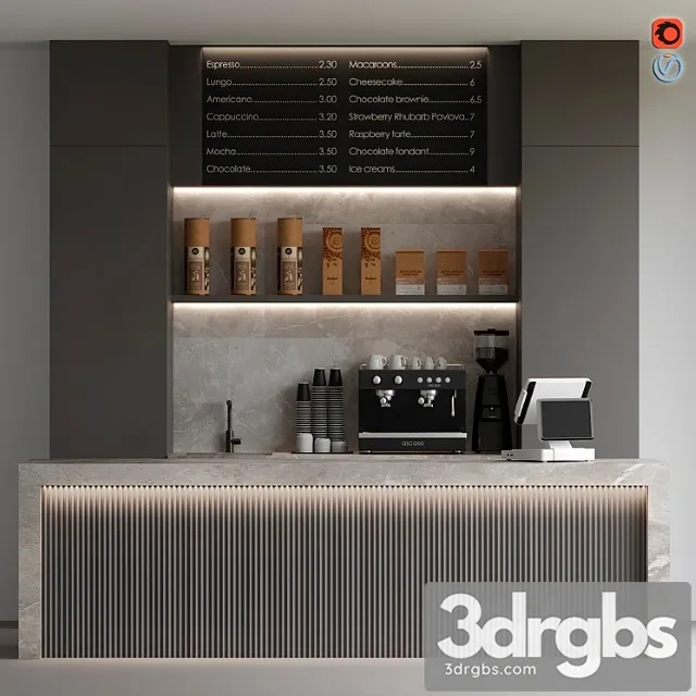 Kafe Kofeinia Coffeeshop 3 3dsmax Download