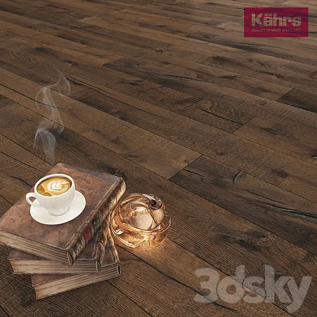 Kahrs Supreme Oak Tveta 3dsMax Model