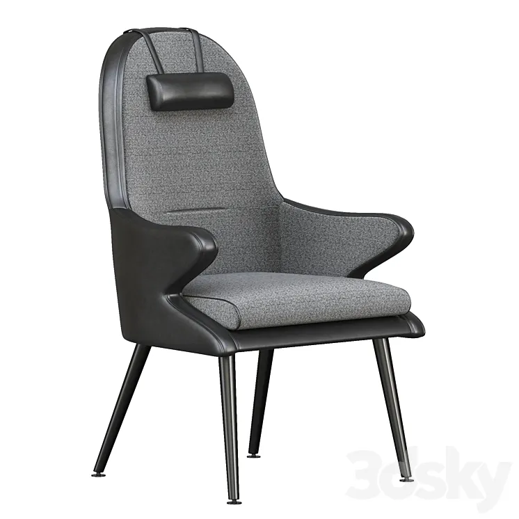 Kaia Lounge Chair 3DS Max Model