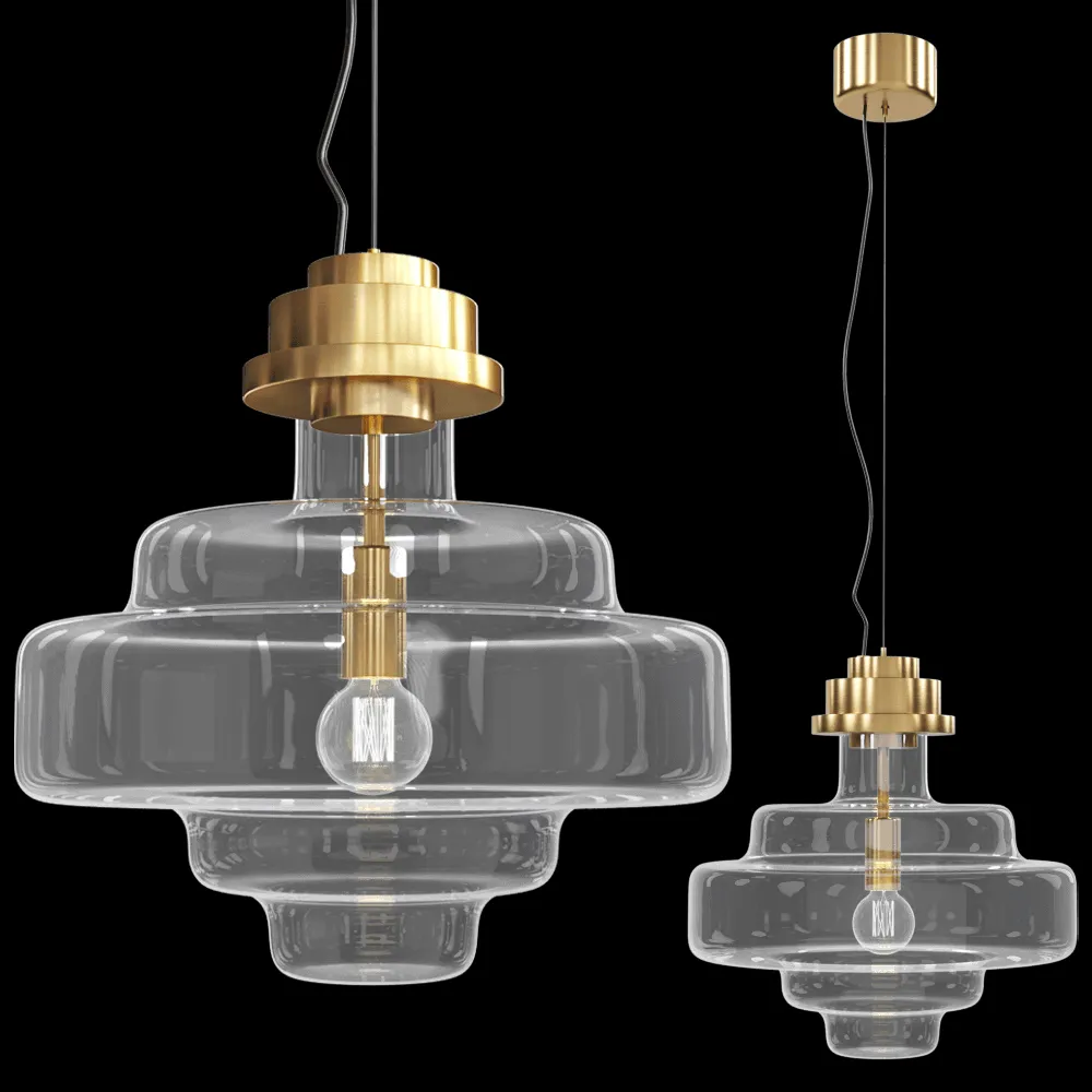 Kaishi – Pendant lamp Art 3ds Max