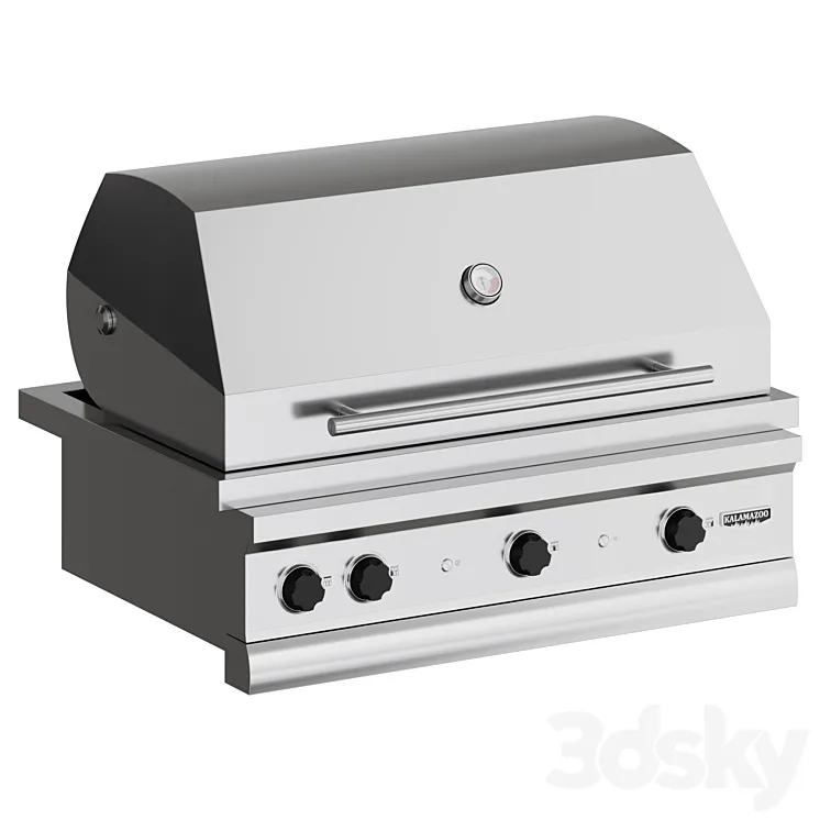 Kalamazoo GAS GRILL | barbecue 3DS Max