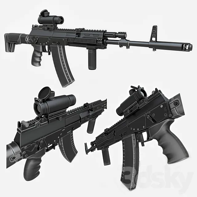 Kalashnikov_AK-12 3DSMax File