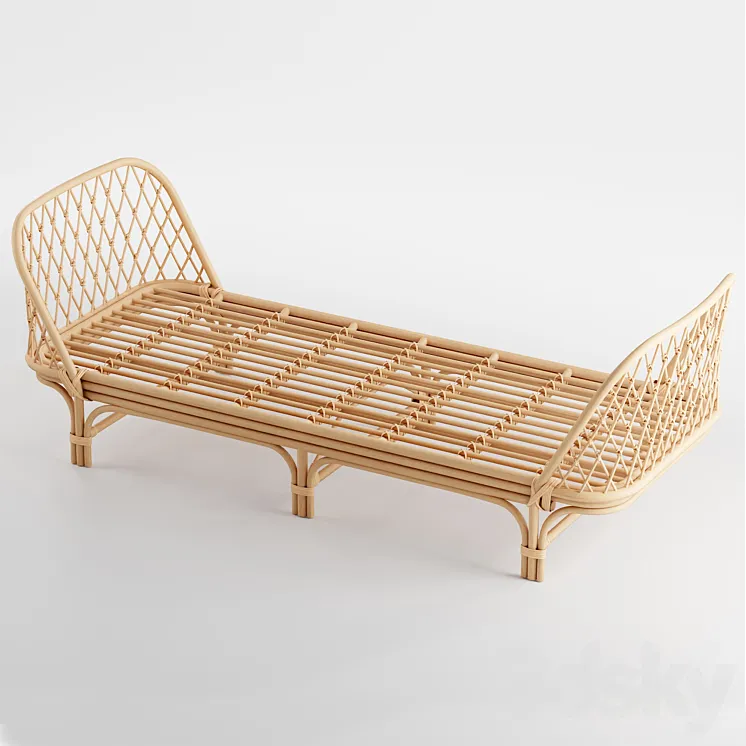 Kaliko Rattan Daybed 3DS Max Model
