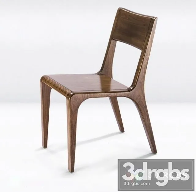 Kalon Isometric Wood Chair 3dsmax Download