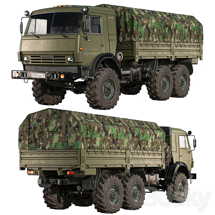 Kamaz 5350 3DS Max