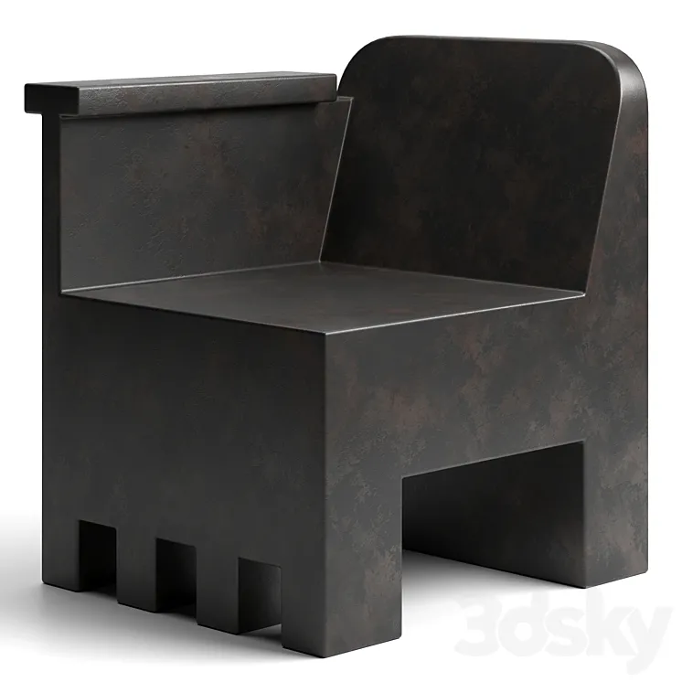 Kamodo Chair – Coffee 3DS Max