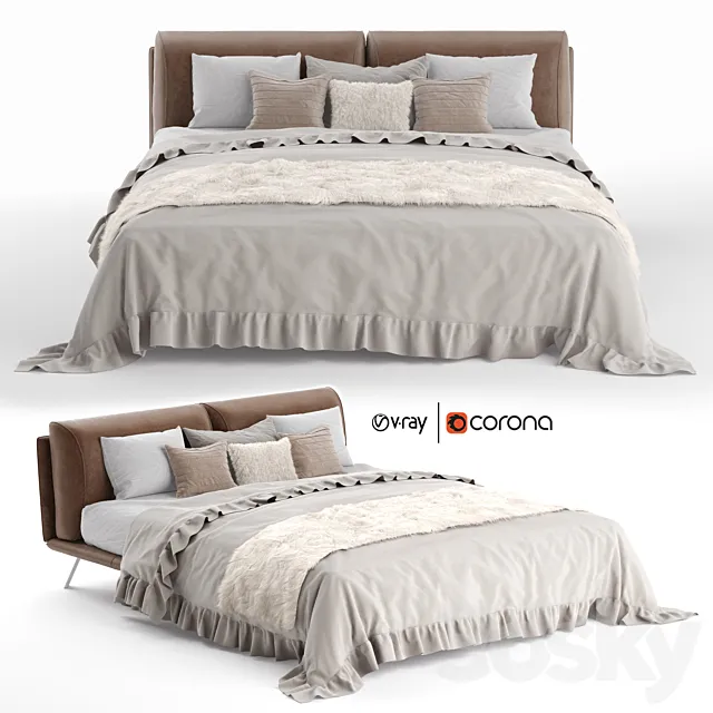 Kanaha bed by Ditre Italia 3ds Max