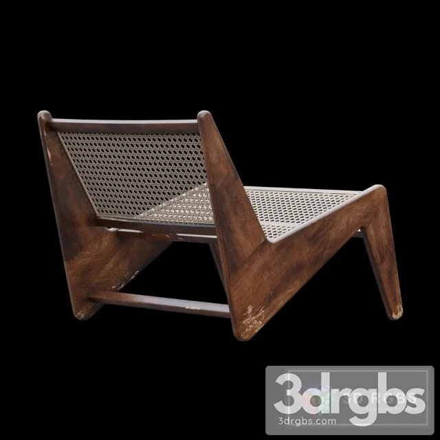 Kangaroo Chair by Pierre Jeanneret 3dsmax Download