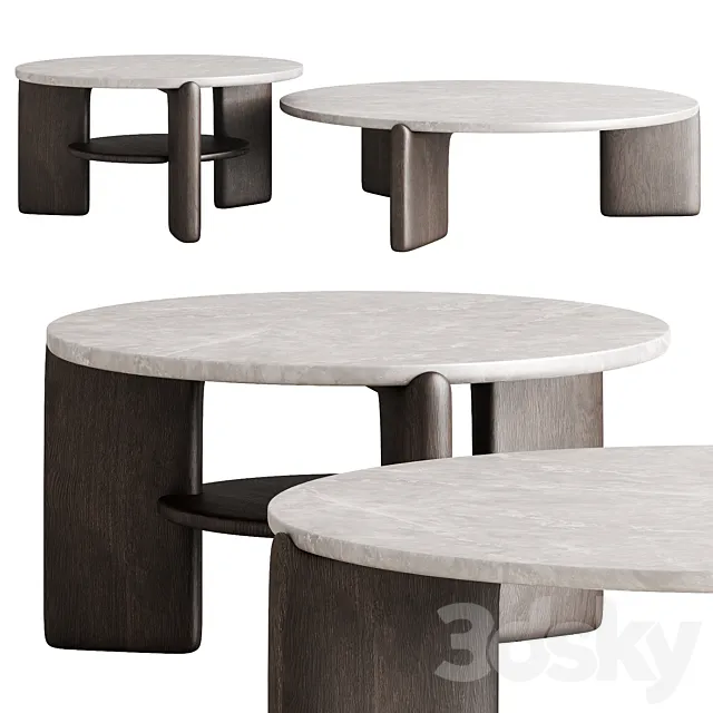 KANJI tables By Tacchini 3ds Max