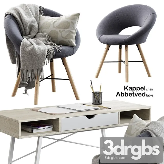 kappel chair + abbetved table 3dsmax Download