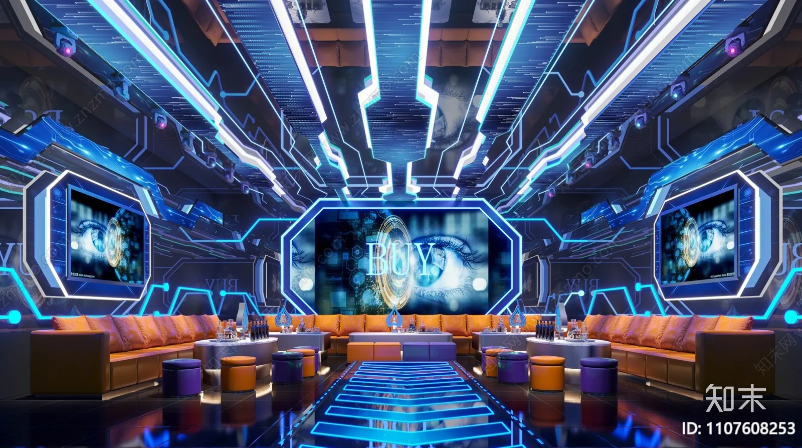 Karaoke – Bar – KTV 3D Interior Scenes – 046