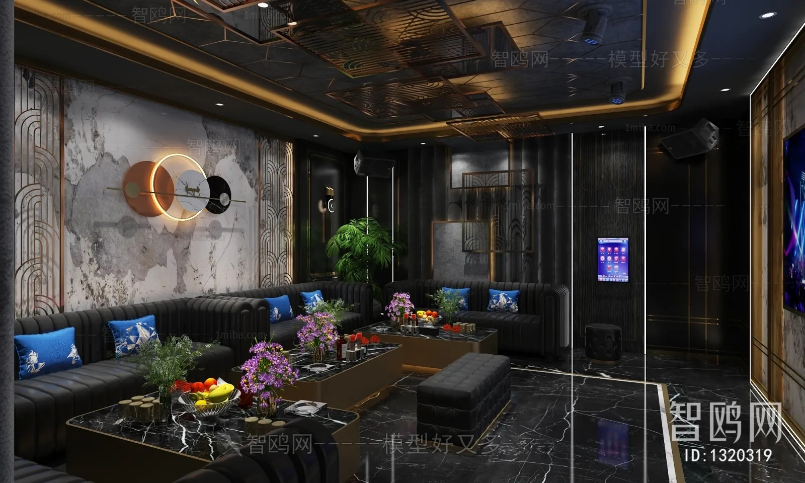 Karaoke – Bar – KTV 3D Interior Scenes – 057