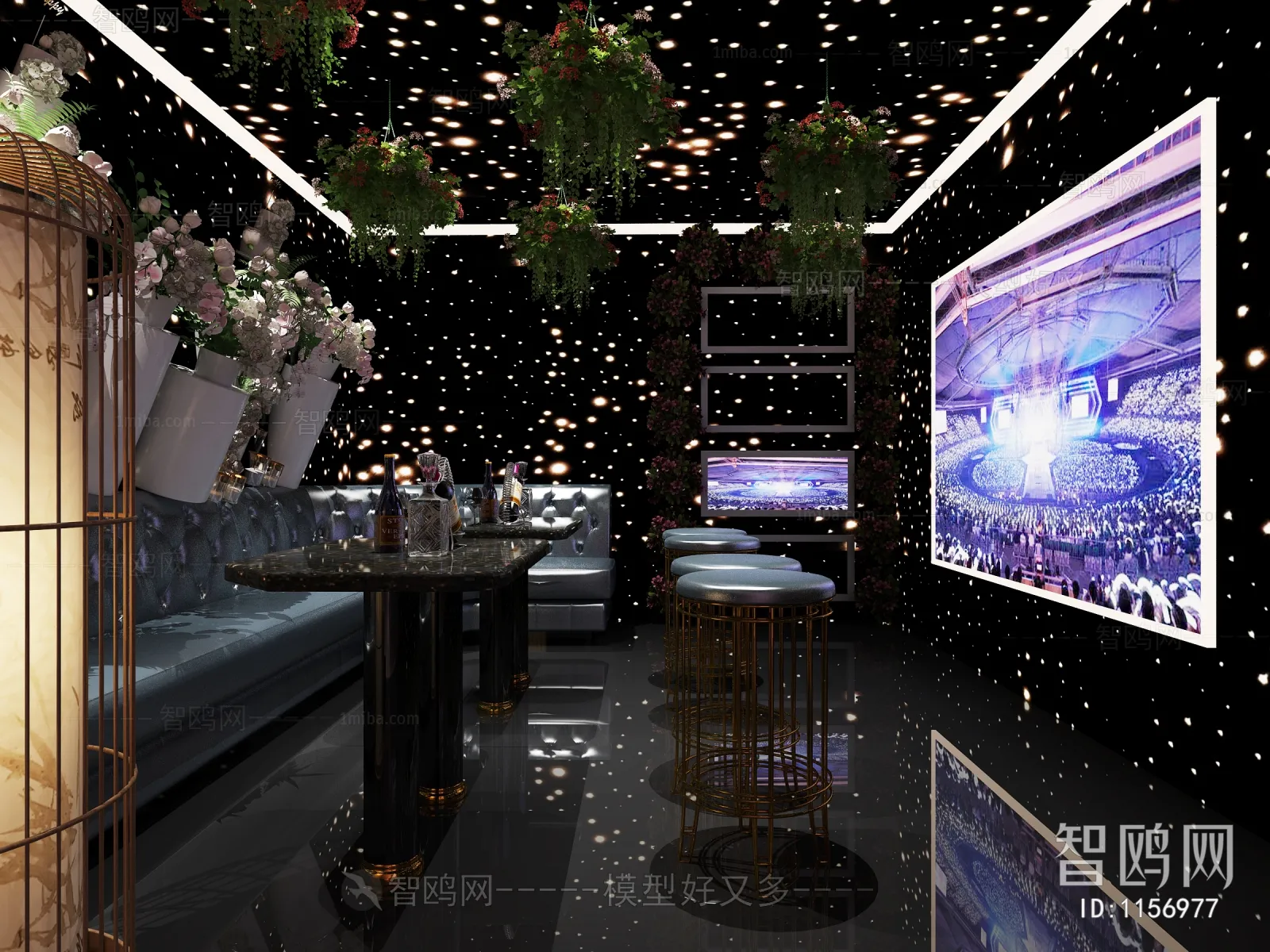 Karaoke – Bar – KTV 3D Interior Scenes – 069