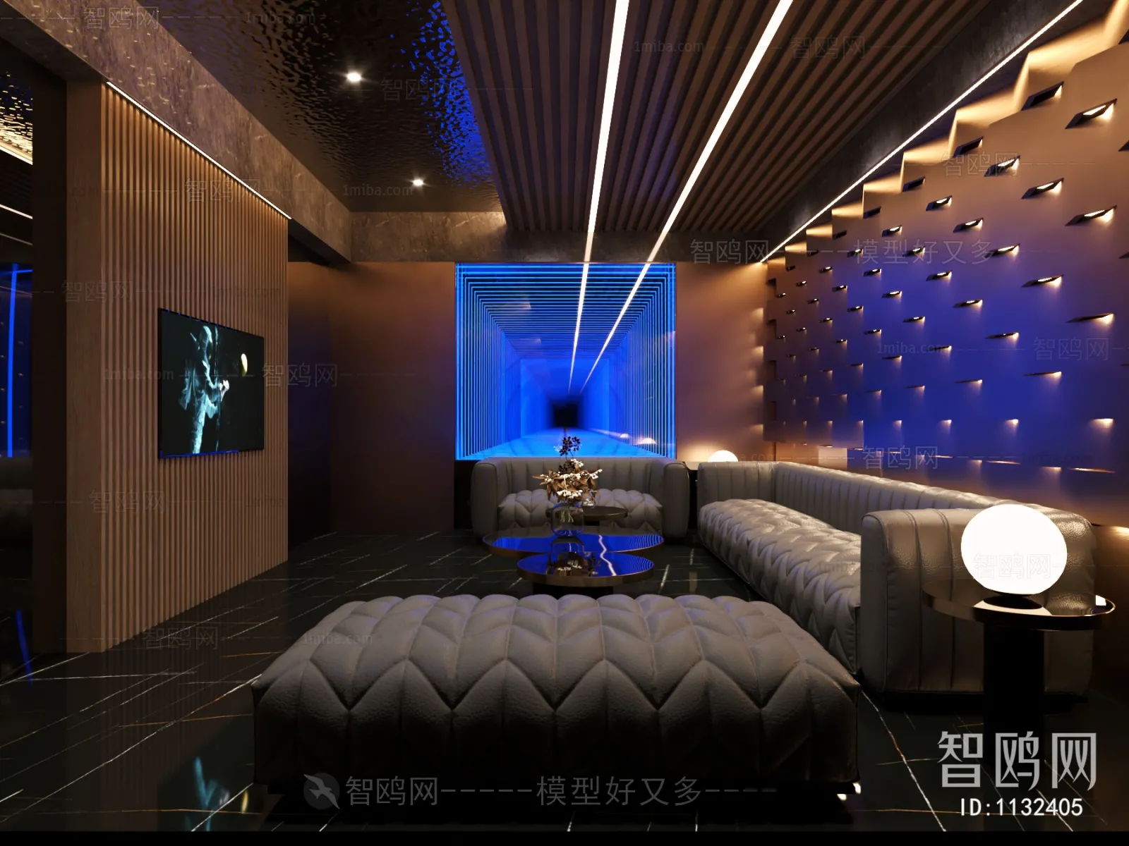 Karaoke – Bar – KTV 3D Interior Scenes – 071