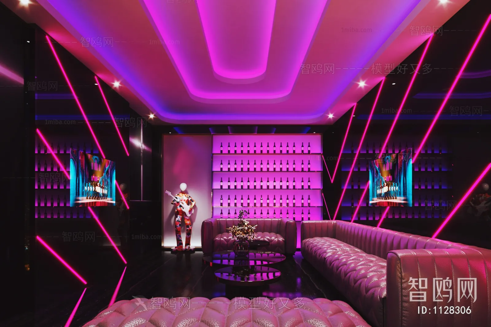 Karaoke – Bar – KTV 3D Interior Scenes – 072