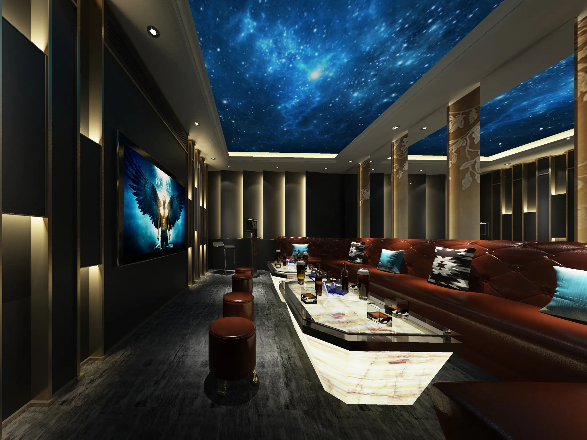 Karaoke – Bar – KTV 3D Interior Scenes – 079