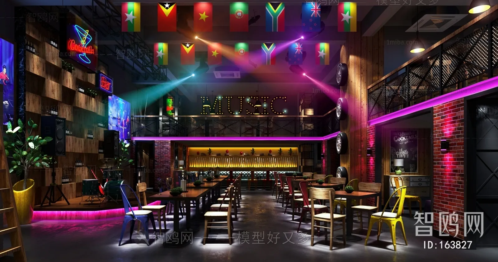 Karaoke – Bar – KTV 3D Interior Scenes – 101