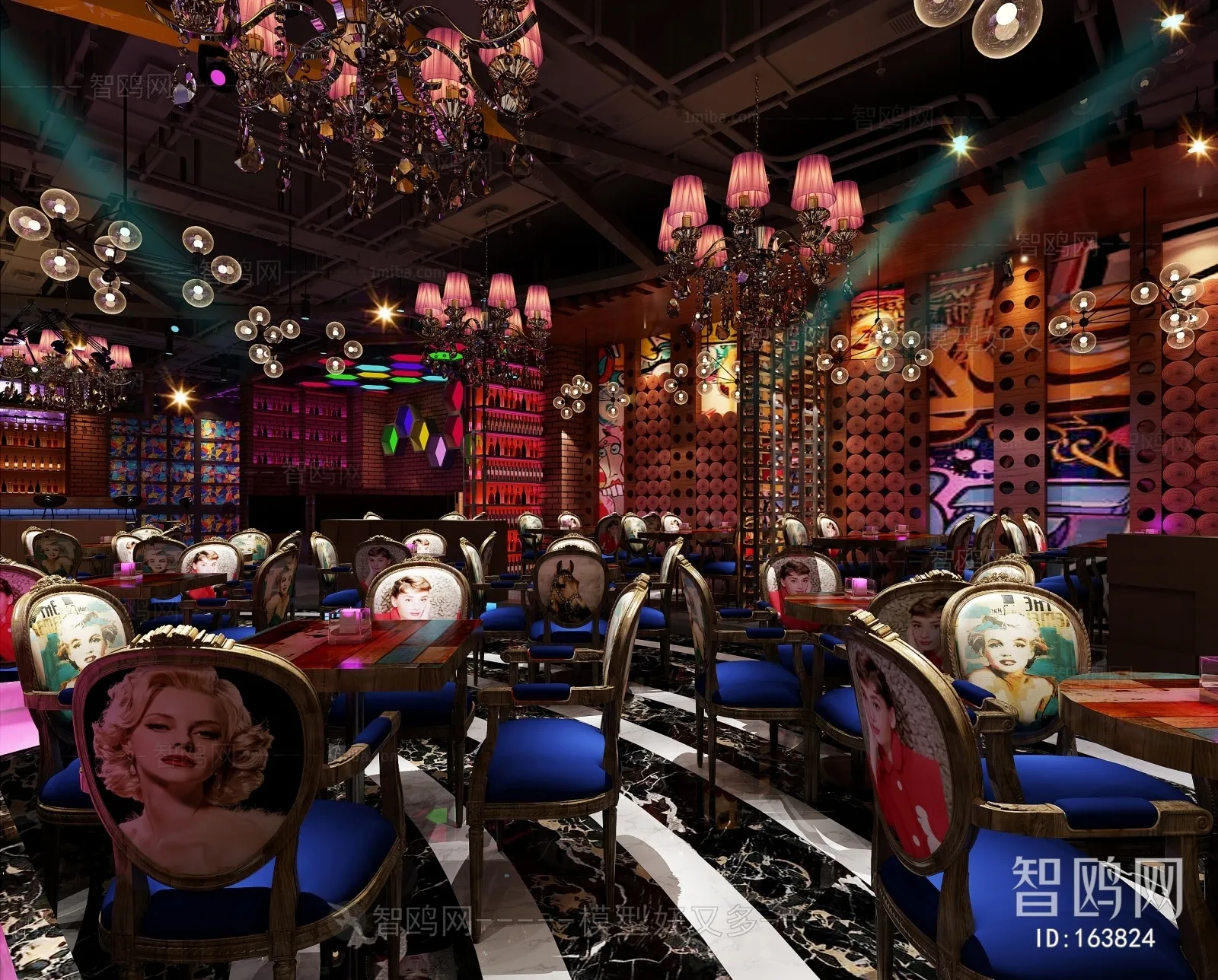 Karaoke – Bar – KTV 3D Interior Scenes – 104