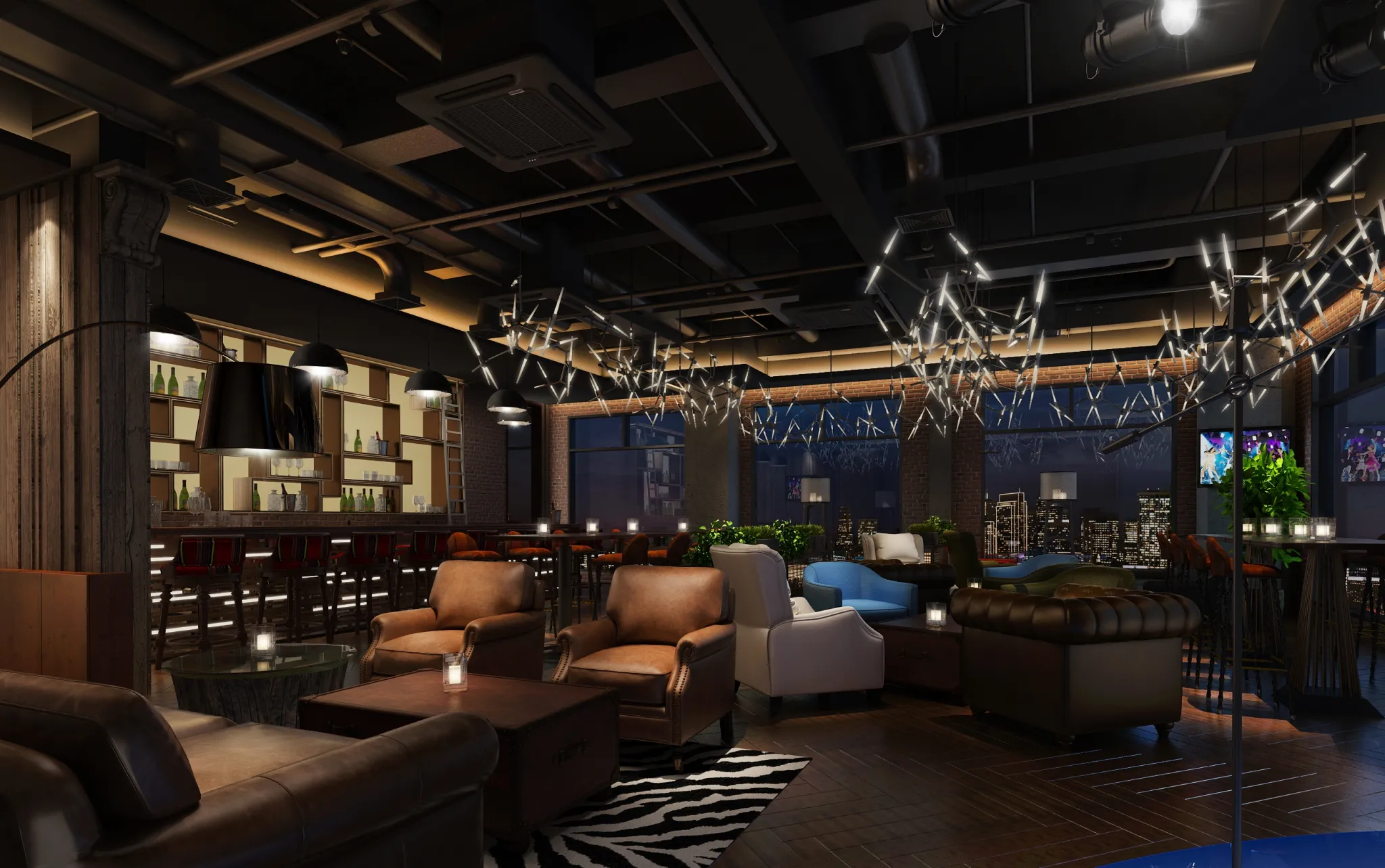 Karaoke – Bar – KTV 3D Interior Scenes – 109