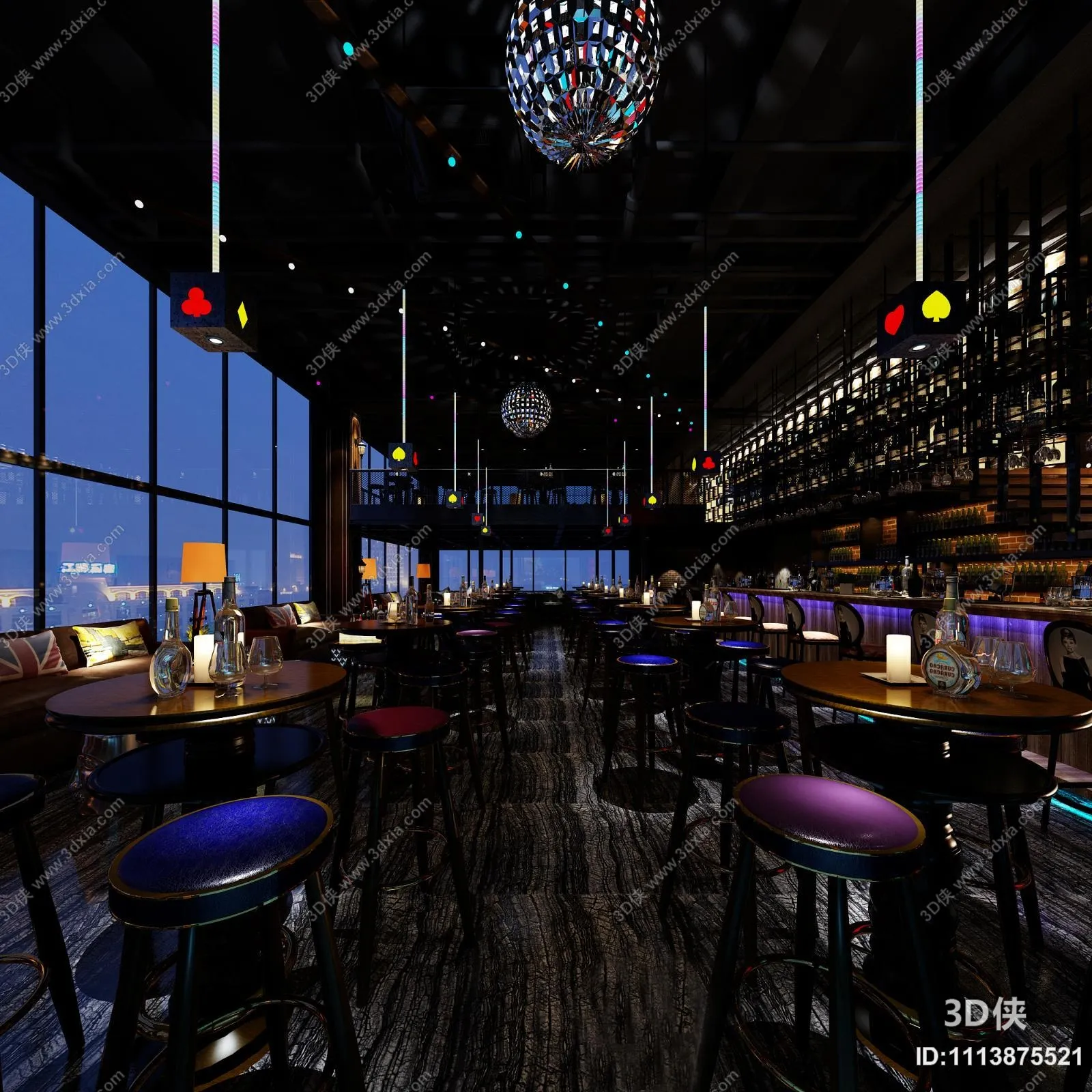 Karaoke – Bar – KTV 3D Interior Scenes – 110