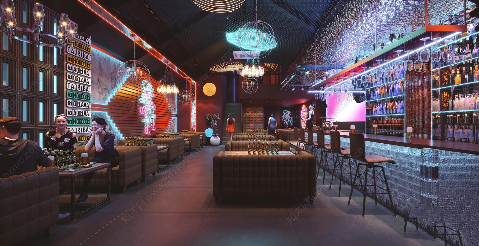 Karaoke – Bar – KTV 3D Interior Scenes – 126