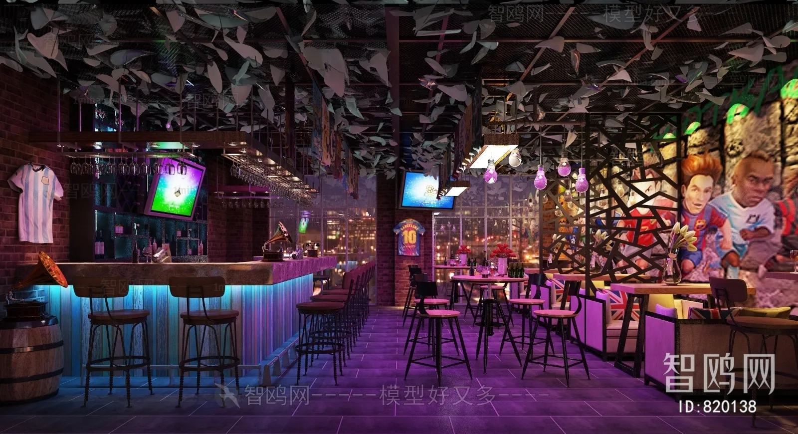 Karaoke – Bar – KTV 3D Interior Scenes – 135