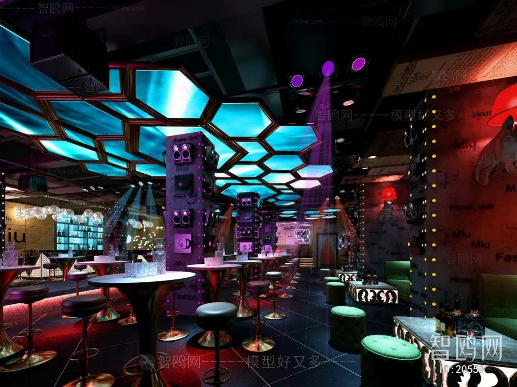 Karaoke – Bar – KTV 3D Interior Scenes – 138