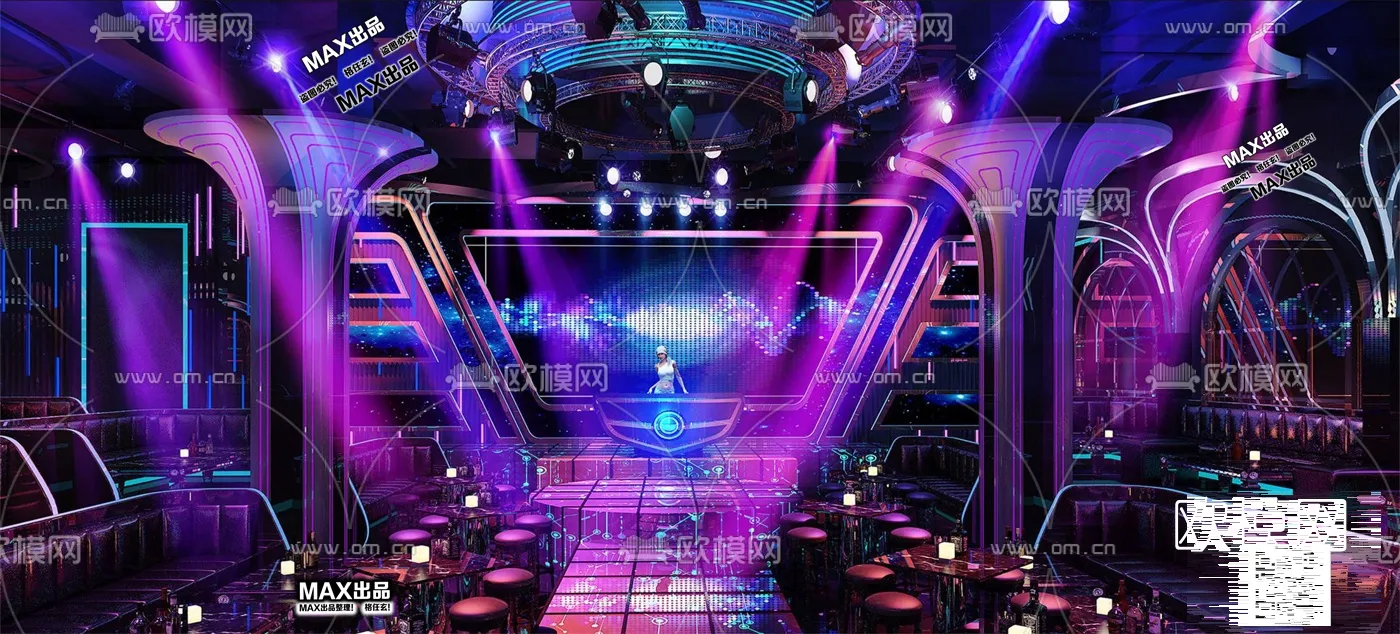 Karaoke – Bar – KTV 3D Interior Scenes – 143