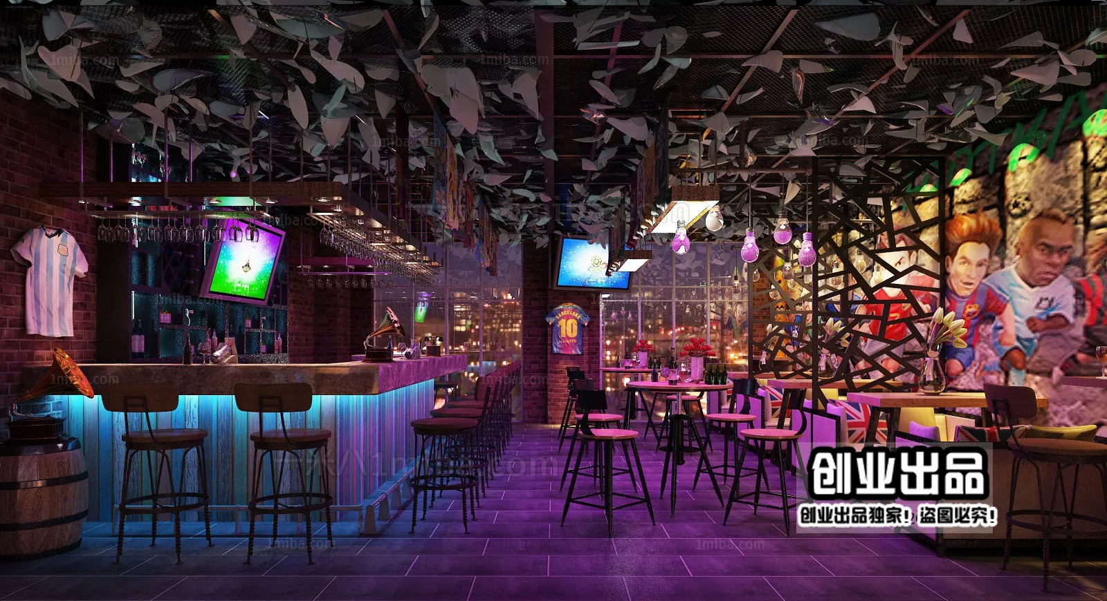 Karaoke – Bar – KTV 3D Interior Scenes – 147