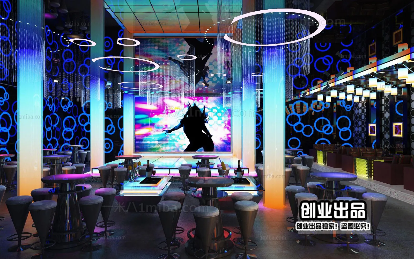 Karaoke – Bar – KTV 3D Interior Scenes – 148