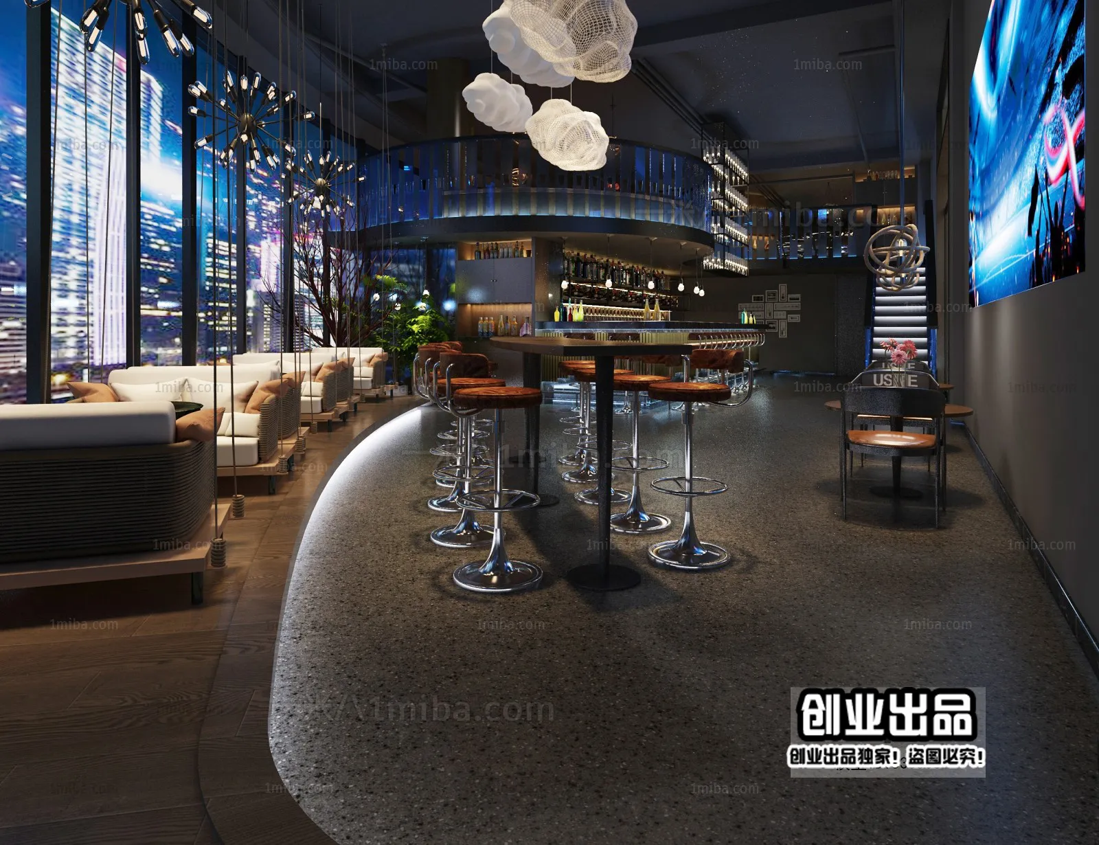 Karaoke – Bar – KTV 3D Interior Scenes – 149