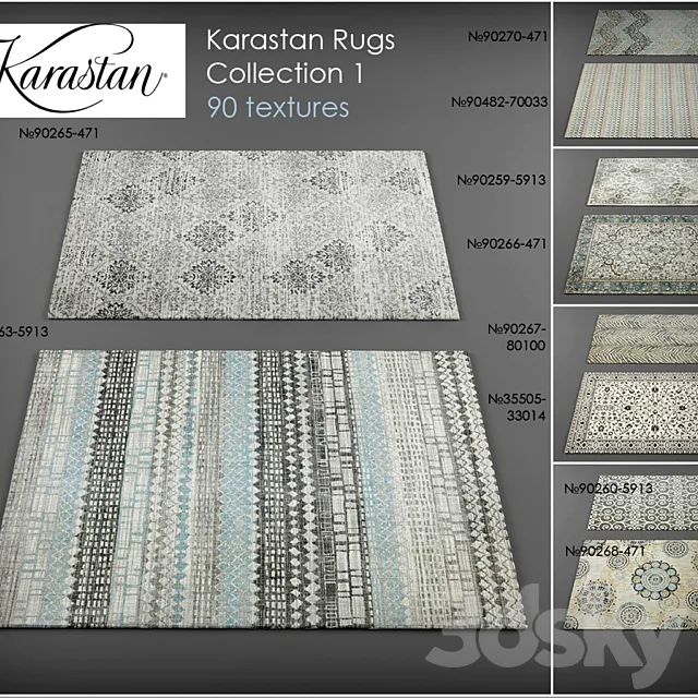 Karastan rugs 3ds Max