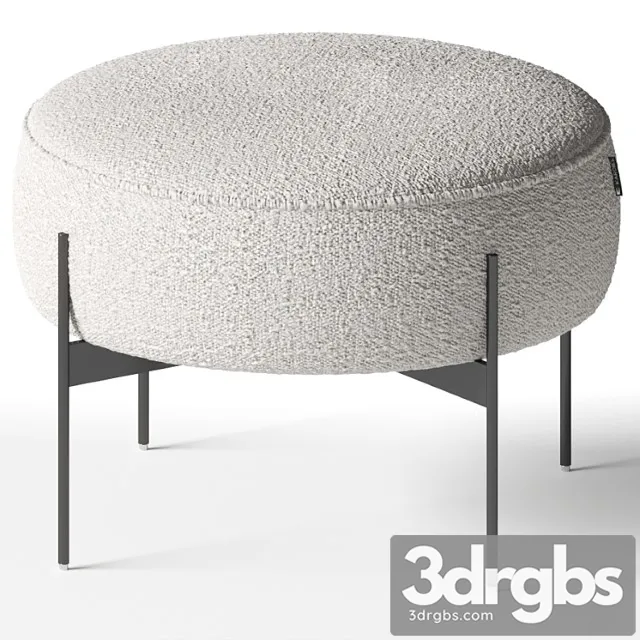 Kardiel – dot fabric ottoman