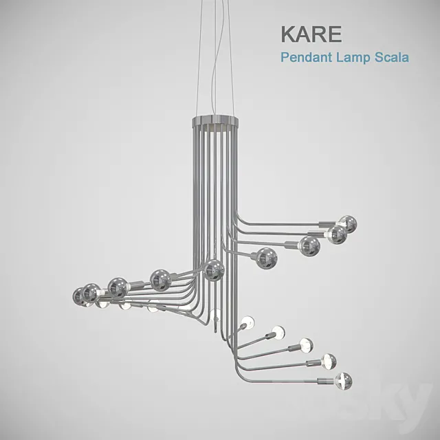 KARE _ Pendant Lamp Scala 3DS Max Model