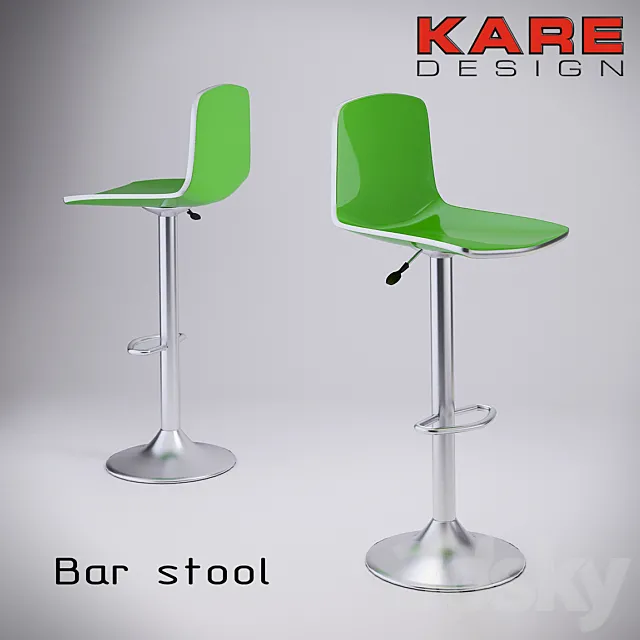 KARE BAR STOOL 3DS Max Model