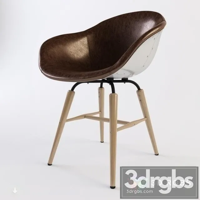 Kare Chair With Armrest Forum Soho Brown 3dsmax Download