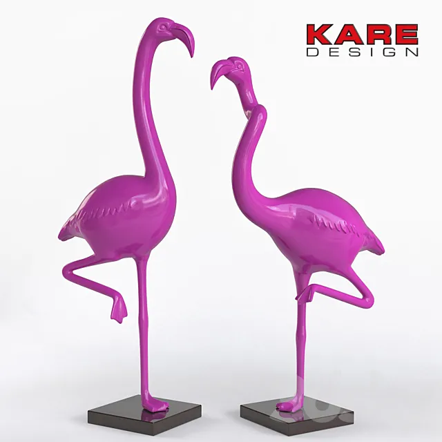 KARE Deco Figurine Flamingo 3ds Max