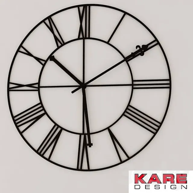 KARE DESIGN _ Deco Wall Clock Factory 3DSMax File