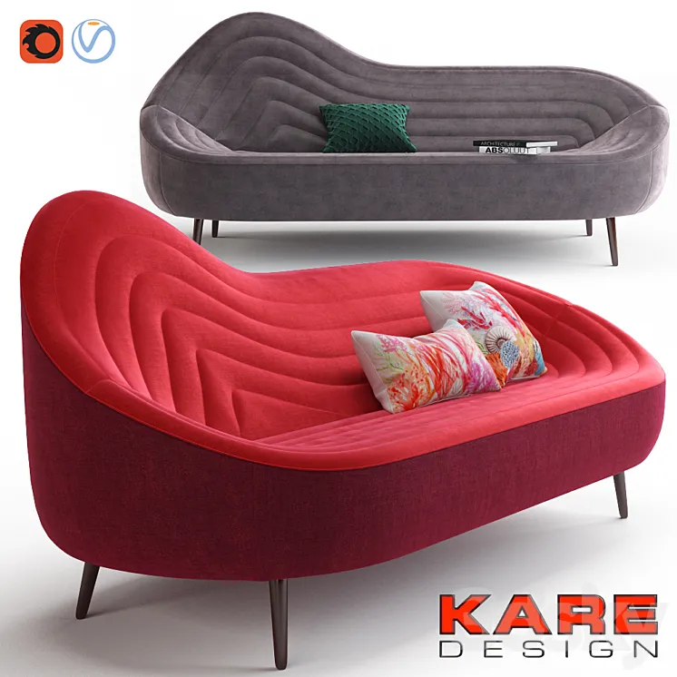 Kare Design Sofa Isobar 3DS Max