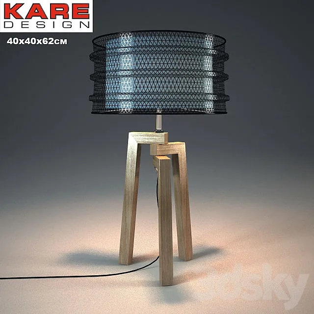 kare design – wire tripod 3DSMax File