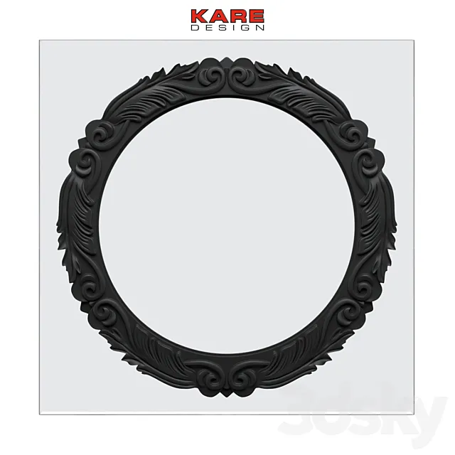 Kare Mirror Firenze 120x120cm 3DSMax File