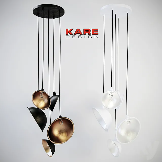 Kare Pendant Lamp Kettle 3DS Max Model