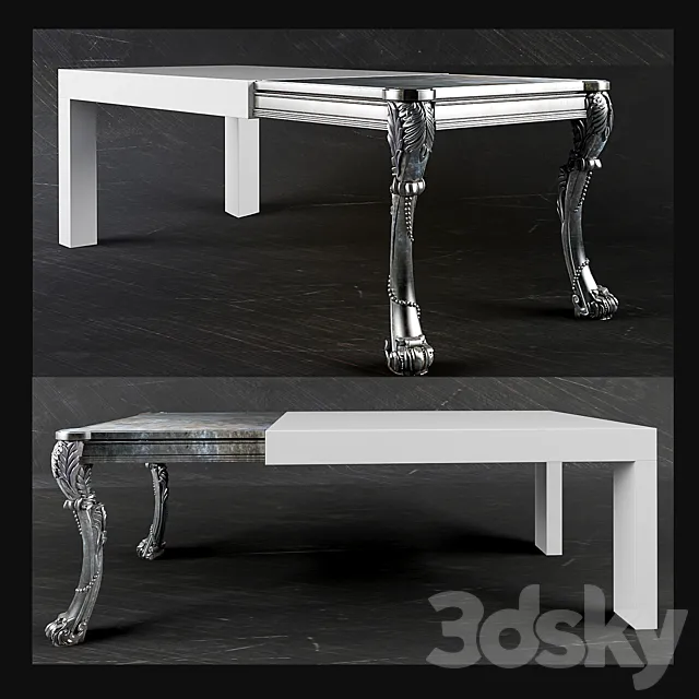 Kare Table Janus 3DS Max Model