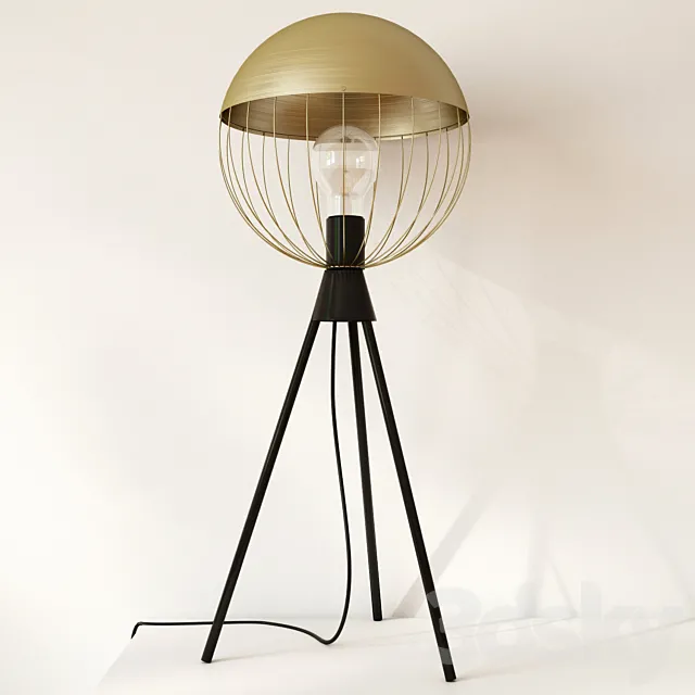 Kare Table Lamp Grid 37053 3ds Max