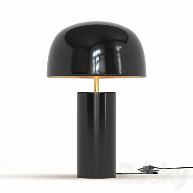 Kare Table Lamp Loungy Black 3DS Max Model