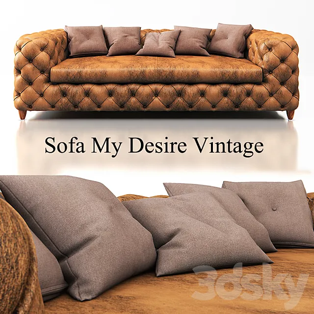 KARE_Sofa My Desire Vintage 3-Seater 3DSMax File
