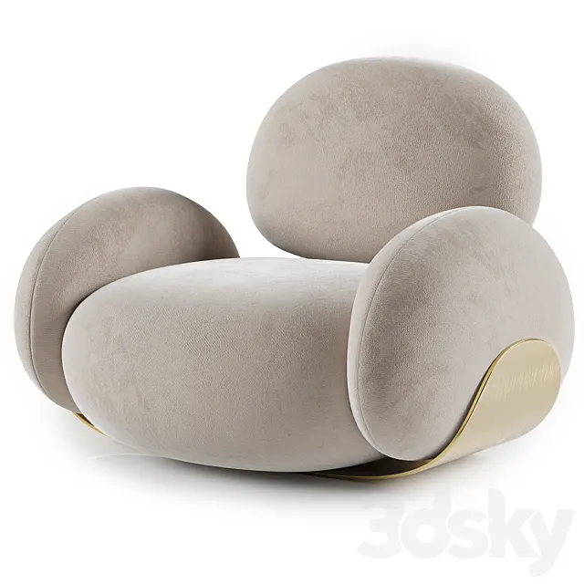 Karlotta Chair by Karim Rashid 3DS Max Model